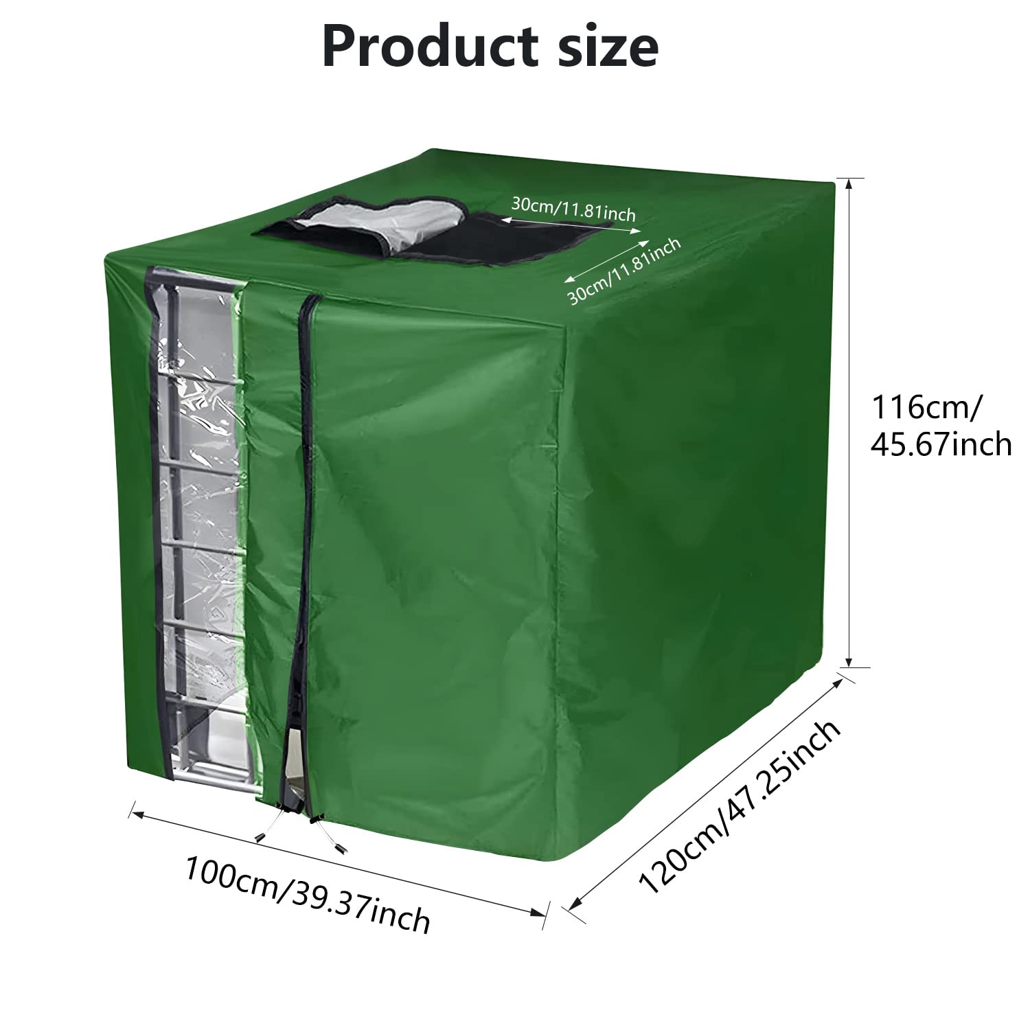 Couverture de réservoir IBC, Mise à Niveau de la bâche de Couverture 420D IBC pour réservoir d'eau 1000L / IBC Container Couverture de réservoir IBC de Protection Anti-UV
