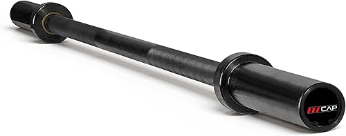 CAP Barbell 2-Inch Olympic Barbell Bars | 5 ft, 6 ft, & 7 ft | Multiple Options