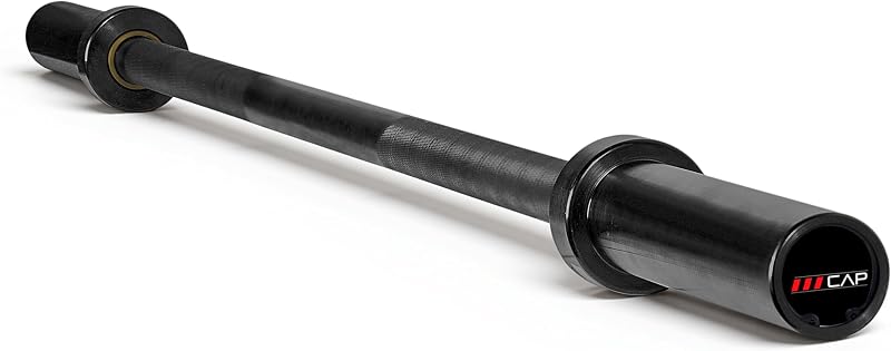 Barra olímpica CAP: barras de pesas para entrenamiento de fuerza de 5 pies, 6 pies y 7 pies, múltiples opciones
