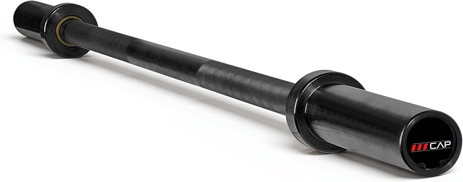 CAP 20lb 5ft Olympic Barbell, Black, Strength Training