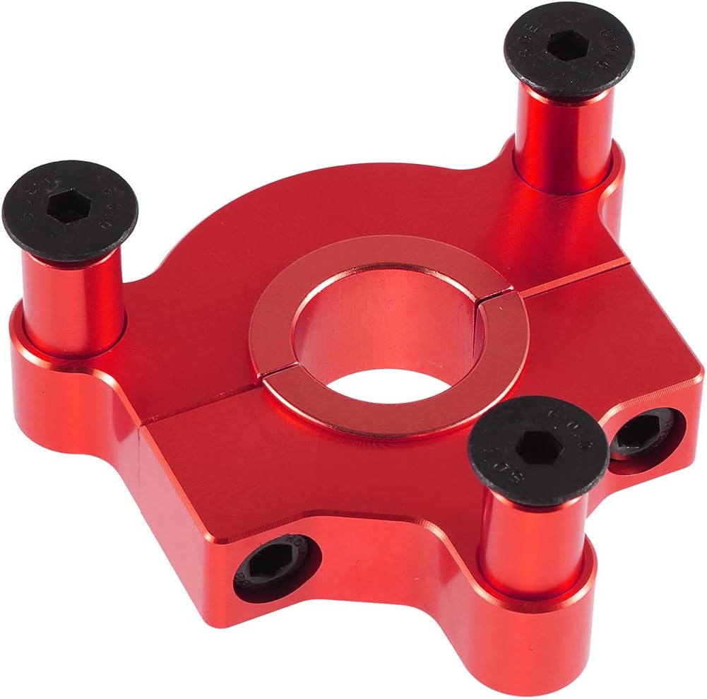 Red 1" 25mm / 1.5" 38mm CNC Adapter Fits 49cc 50cc 66cc 80cc Motorized Bicycle