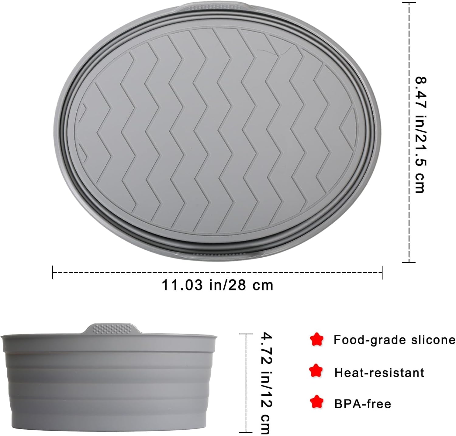 Silicone Slow Cooker Liners with Handle, 6 QT Reusable Cooking Liners Compatible with Crock-Pot & Hamilton Beach，Foldable Oval Slow Cookers Accessories, Food-grade & Easy Cleanup, 1 Pcs image 2