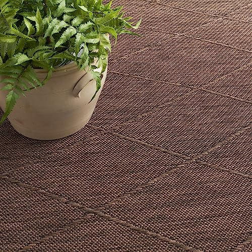 Tapete redondo Mocha 8' Nourison Home Practical Solutions miniatura 6