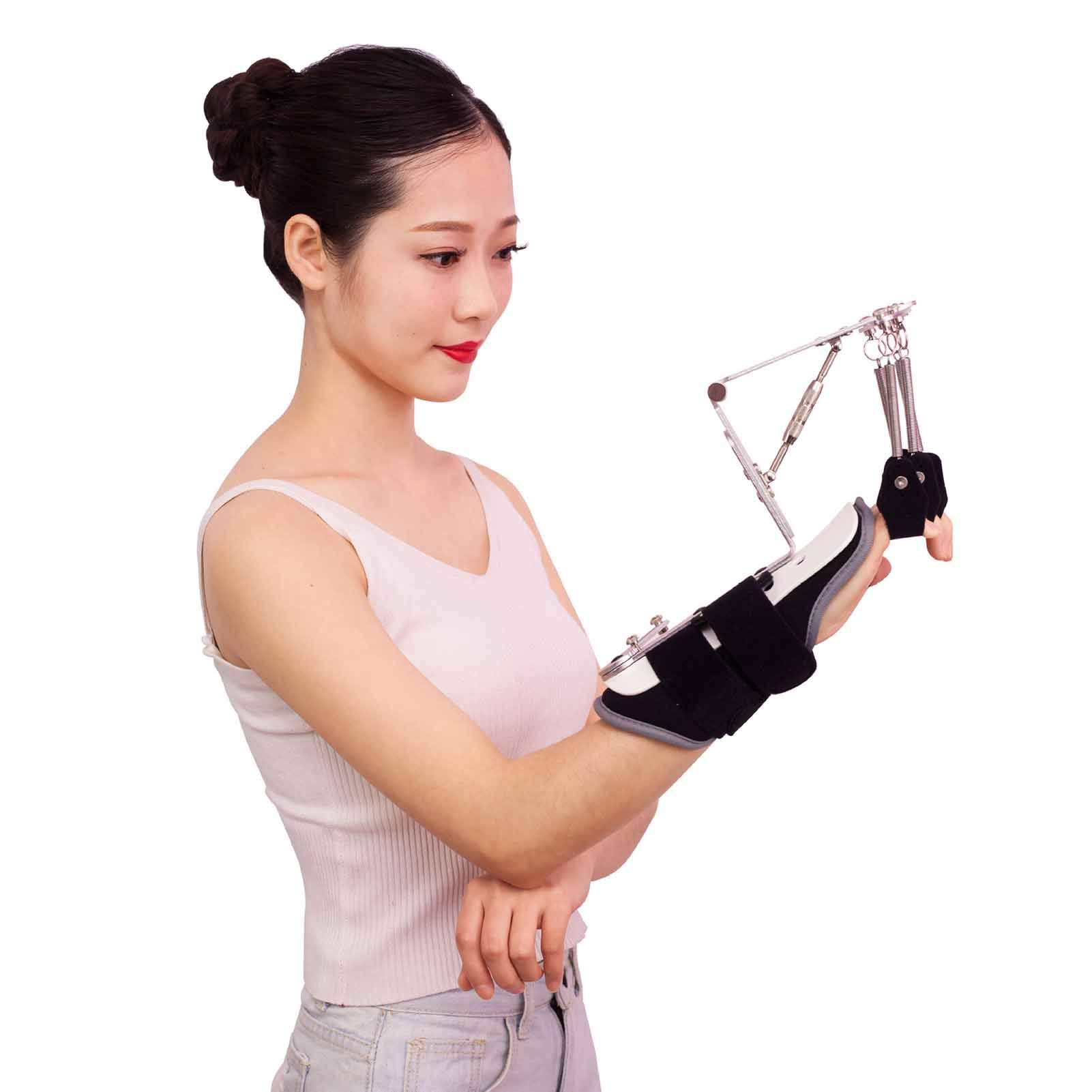 Cojín Férula ortopédica para dedos, aparato ortopédico para rehabilitación de dedos Dispositivo de entrenamiento ortopédico para mano y muñeca para pacientes con hemiplejía por accidente cerebro