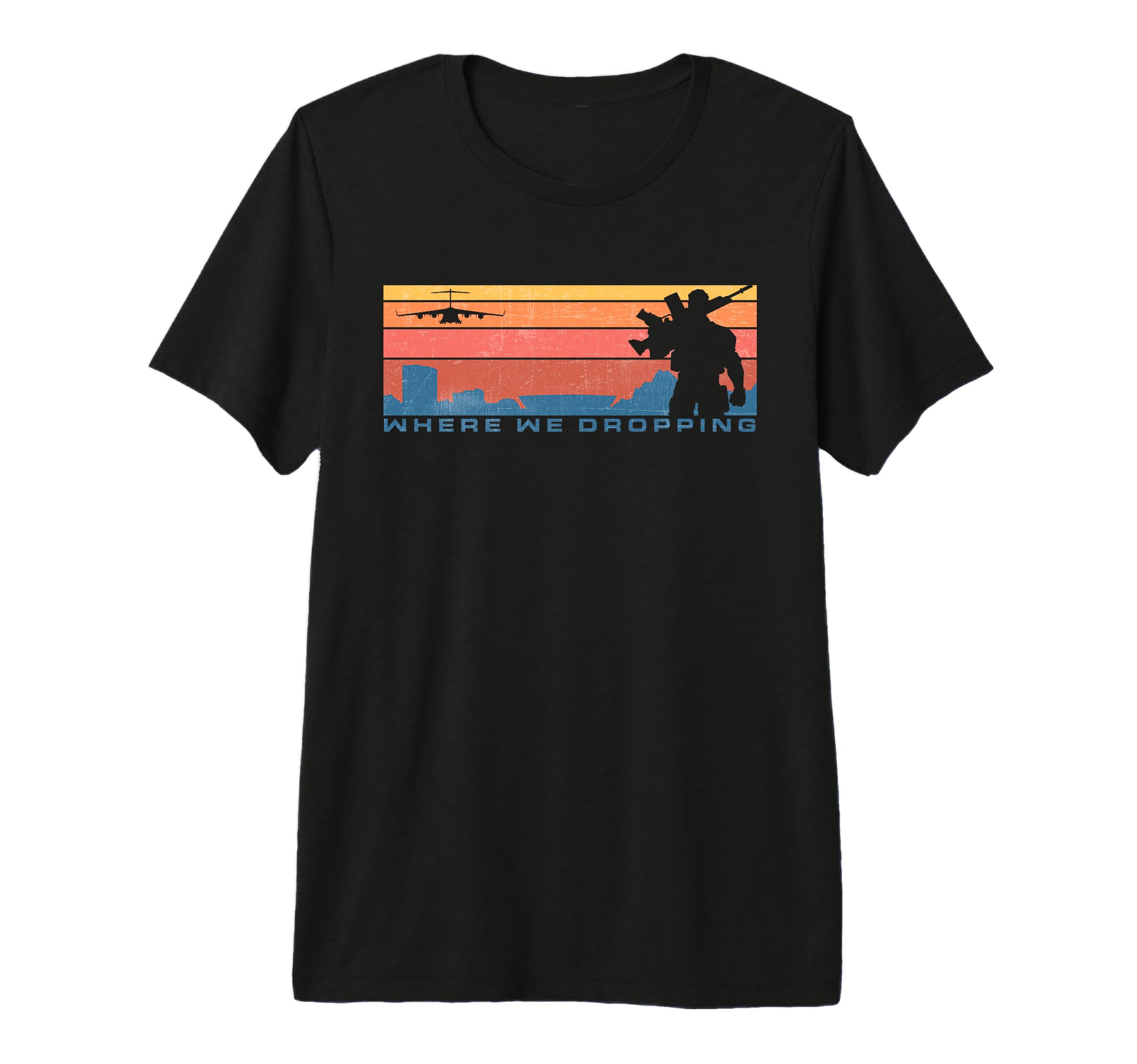 Warzone Verdansk, Where We Dropping Premium Tri-blend T-Shirt