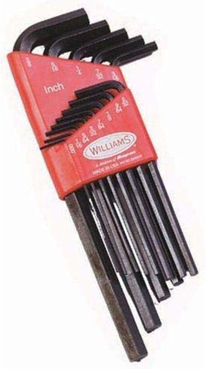 Williams 10213 Long Hex Key Set, 13-Piece