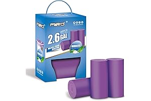 Small 2.6 Gallon Purple Trash Bags
