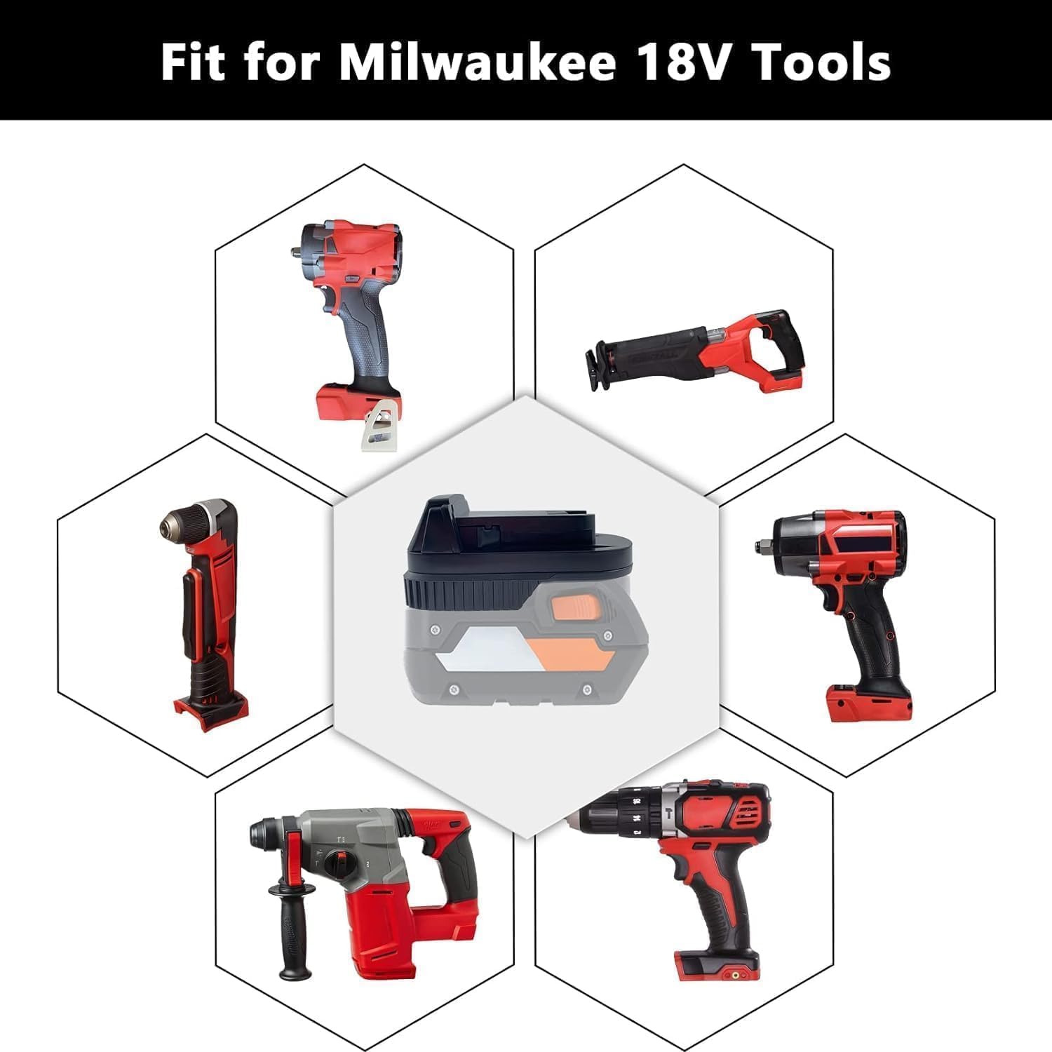 Adapter for Ridgid AEG 18V Battery to for Milwaukee M18 18V Cordless Tools，Convert for Ridgid AEG 18V Lithium Batteries to for Milwaukee M18 18v Cordless Power Tools Use