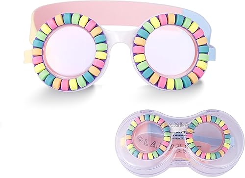 Miniatura 13 de GlamBaby Gafas de natación para niños, 100% protección UVA/UVB, máxima protección para niños mientras están en el agua, elegantes, duraderas Gafas