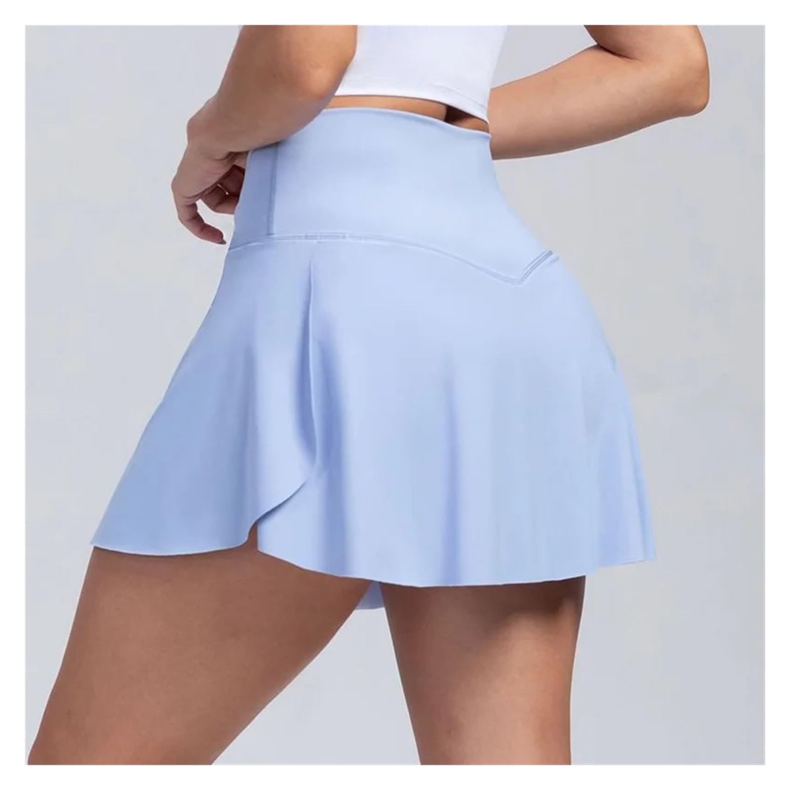 Gonne da Golf Gonna da Tennis Plissettata Donna con Tasche, Pantaloncini, gonne Sportive, Golf Traspiranti Incrociate, Allenamento
