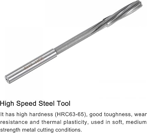 Vista 46 de uxcell Escariadores, 0.669 in H7 4241 de alta velocidad de acero espiral flautas torno máquina escariador fresado cortador
