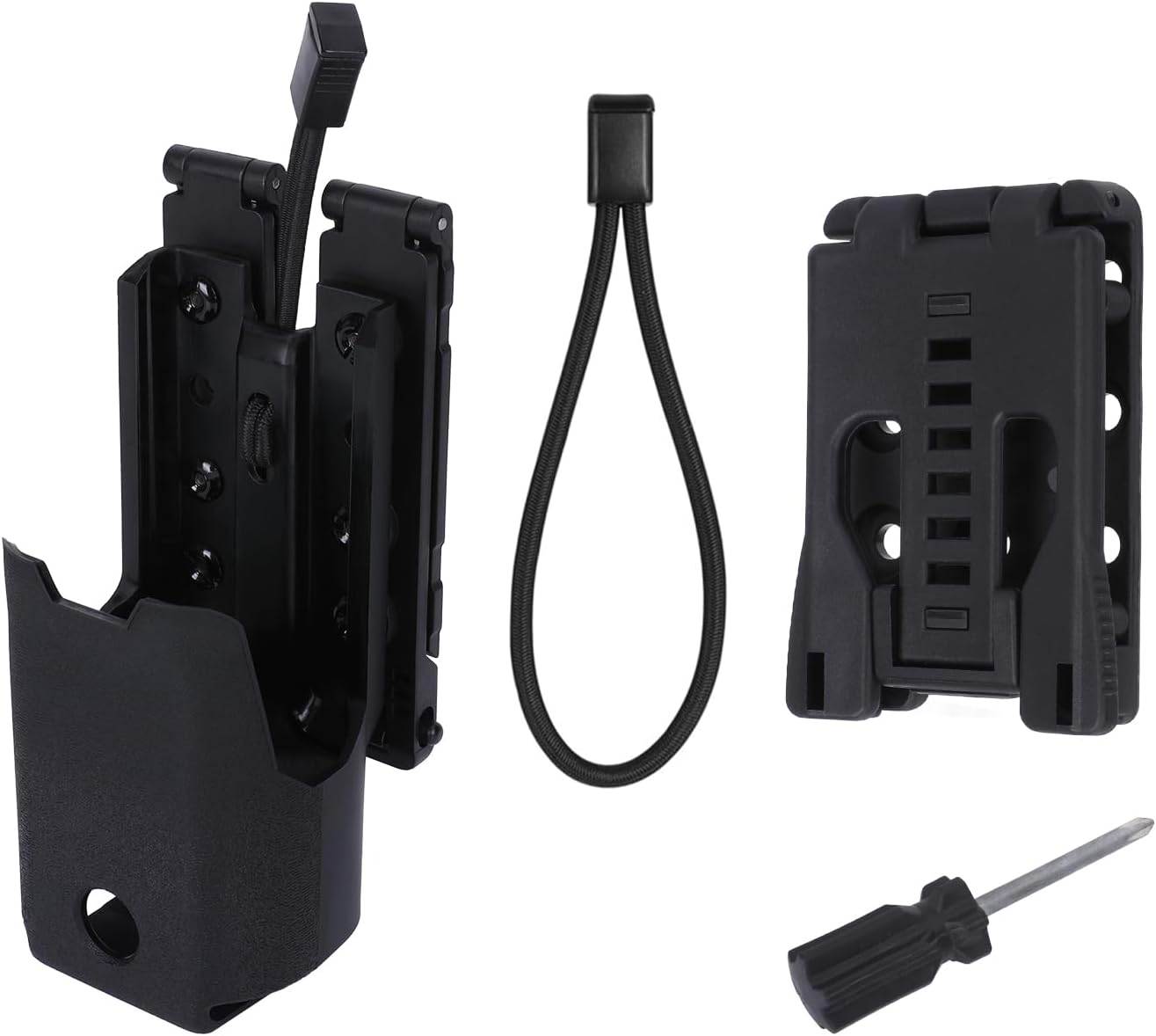 Portable Radio Case,Tactical Radio Holster for Motorola APX6000/7000/8000 Radios,Molle Clip/Belt Clip Carry