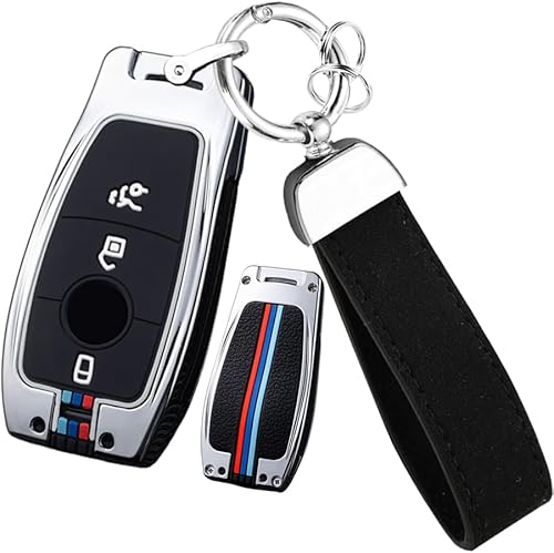 Miniatura 10 de ontto Funda protectora para llave de automóvil con 4 botones, compatible con Mercedes-Benz Clase A, Clase C, Clase G 2019-2021, Clase E S-Class