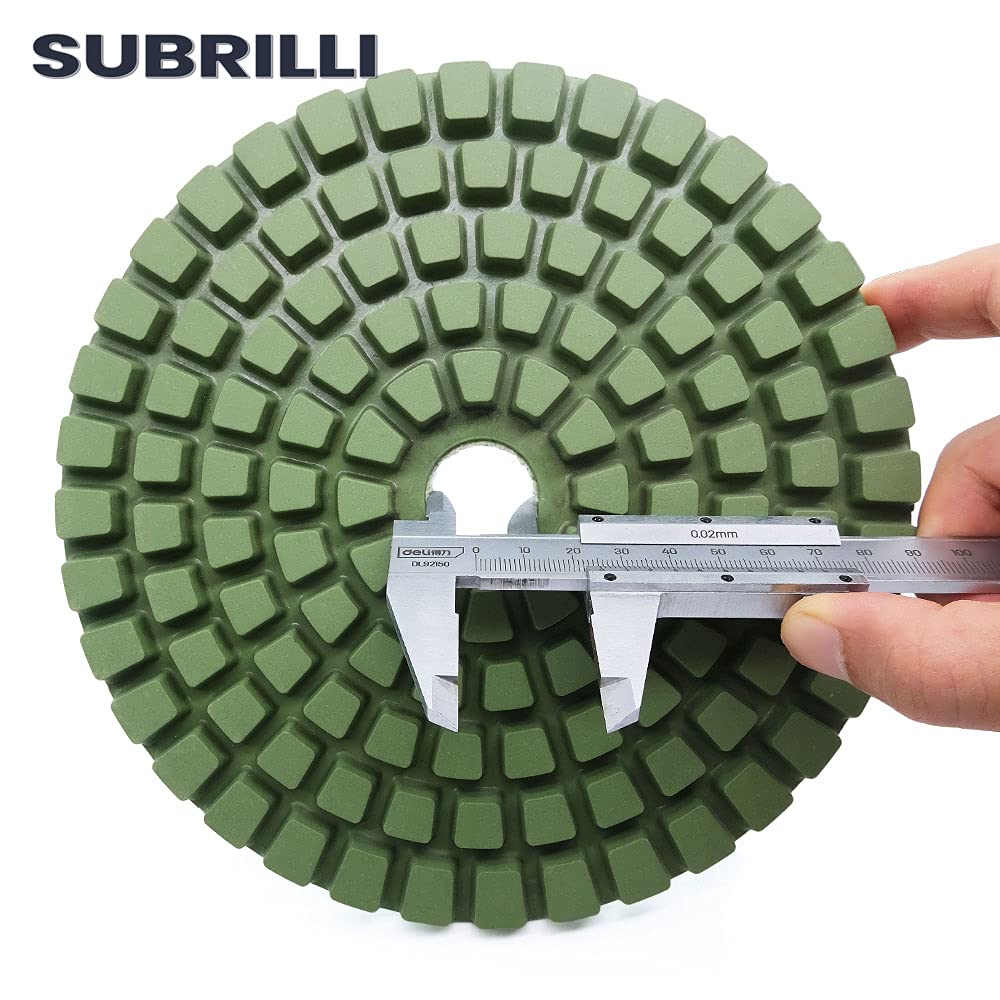 8 Inch Diamond Polishing Pads Abrasives Wheels for Granite Marble Concrete Floor 7-Pack