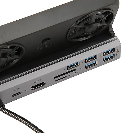 Base de Conexión Drfeify 10 en 1 para Rog Ally con Ventilador miniatura 8