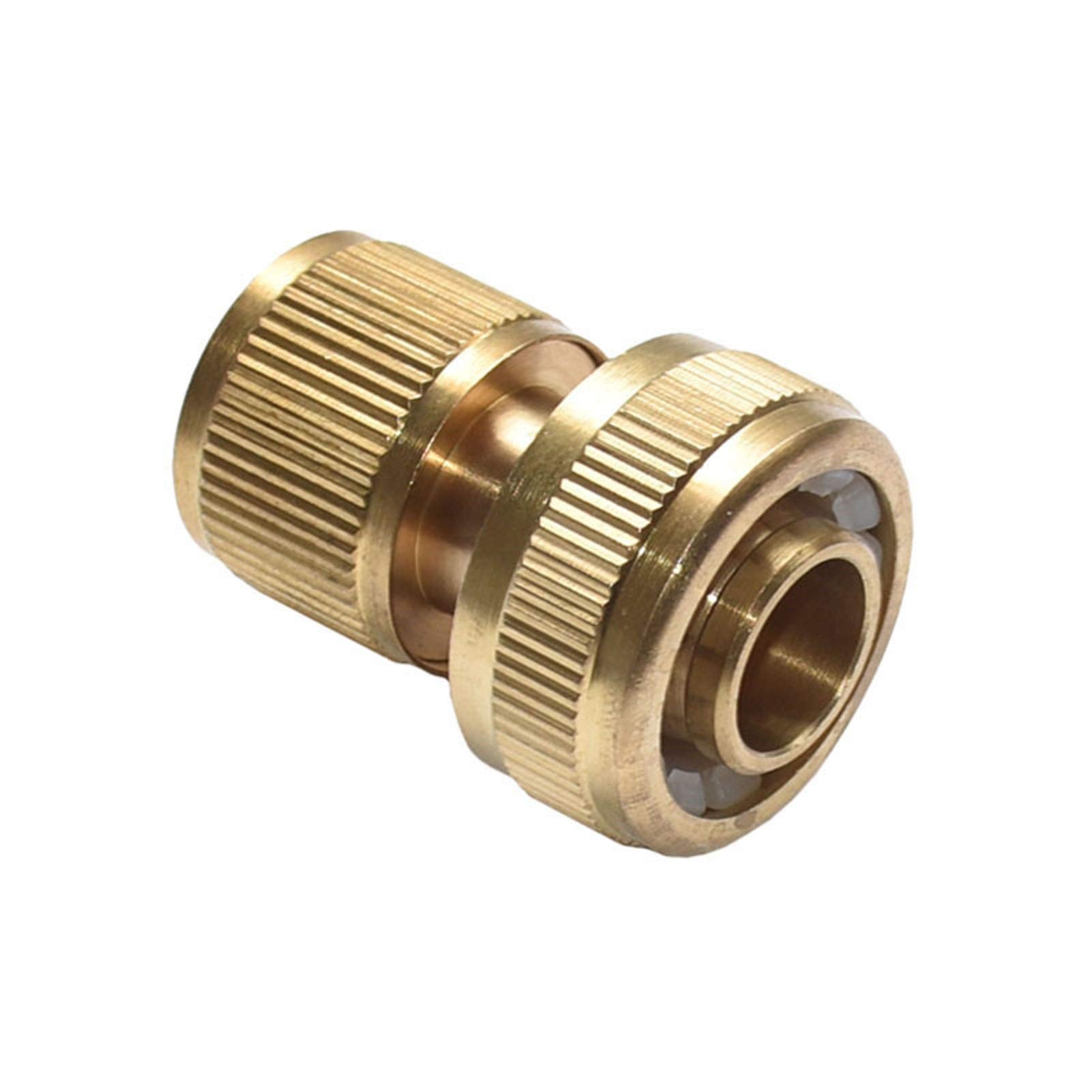 Conectores para mangueras de jardín Brass 3/4 manguera Connector Quick Garden Tap Garden Garden Irrigation 25mm Conector de manguera Adaptador de cobre 6pcs