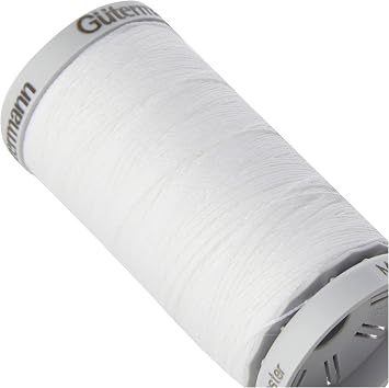Gutermann Extra Strong Thread, Polyester, White, 100 m