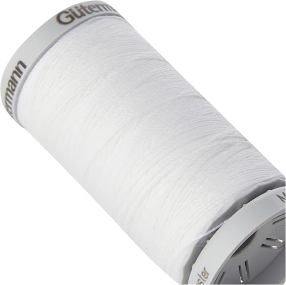 Gutermann Extra Strong Thread, Polyester, White, 100 m