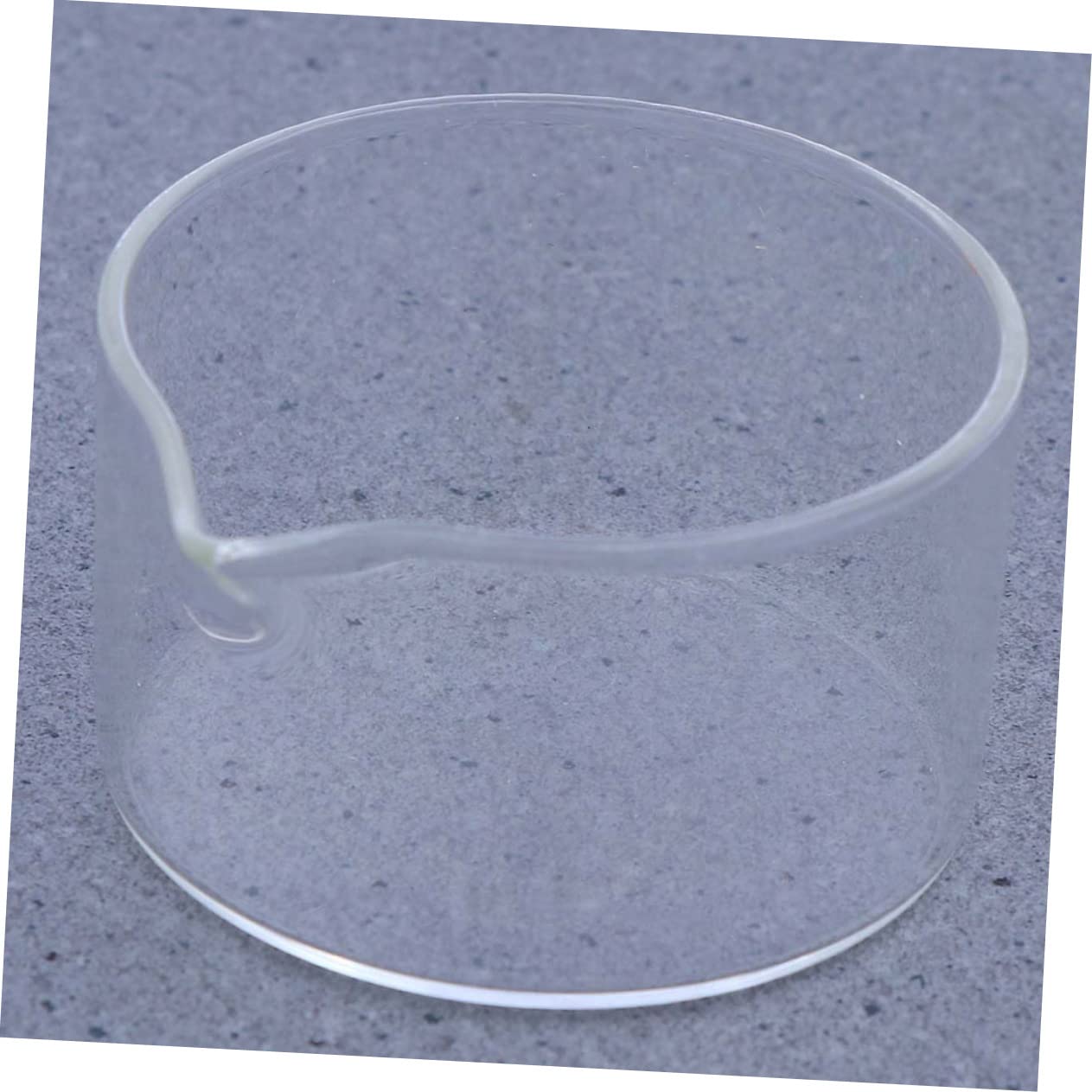Mobestech 3 Stücke Glas Labor Container Kristallisierende Gericht Auslauf Ätherisches Einfache Lagerung