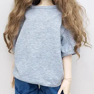 30CM/45CM/60CM ドール 服1/3 1/4 1/6 BJD SD DIY ファッション人形 半袖 おもちゃ (1/4,Gray) | 人形アクセサリー