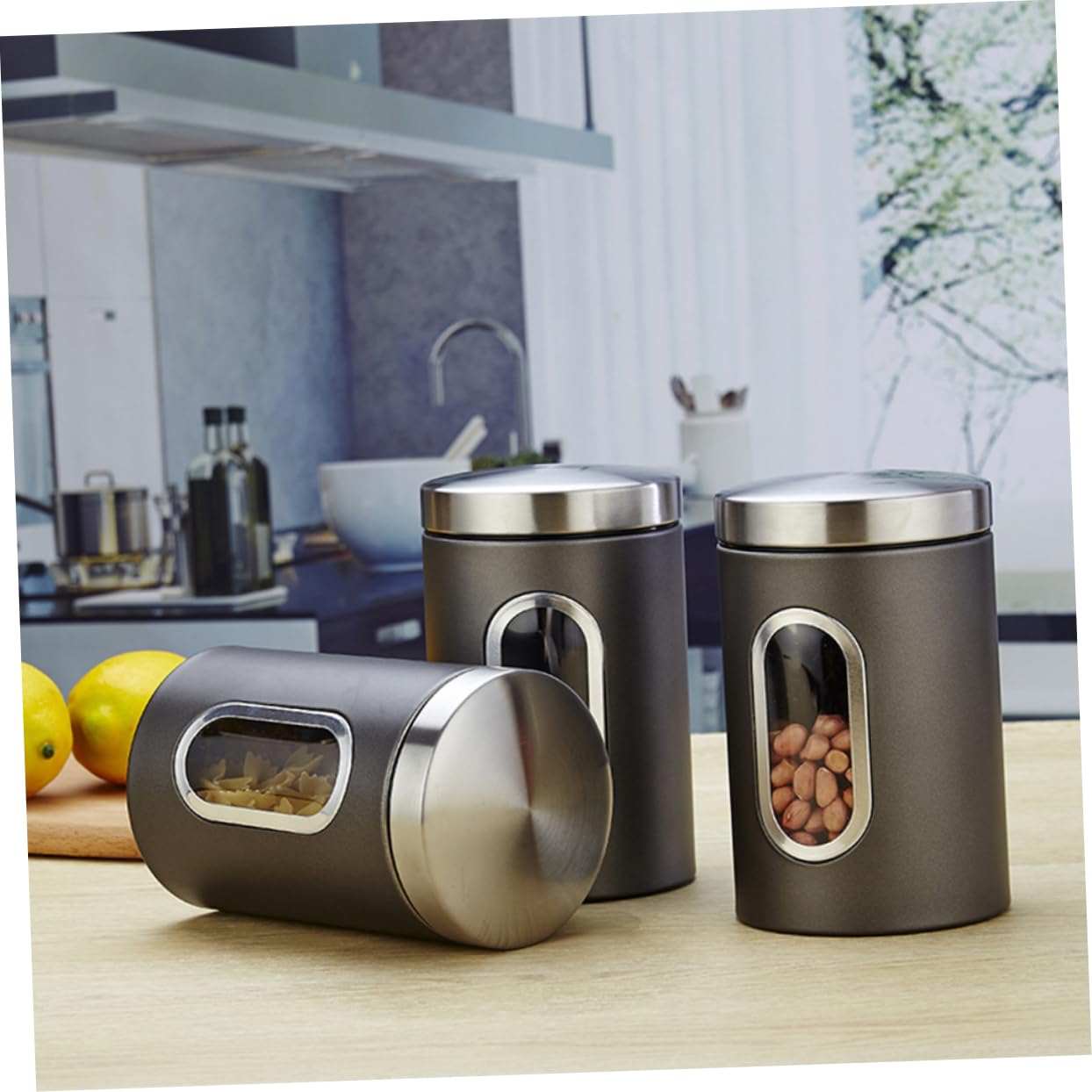 Frasco Hermético y Resistente Ideal Para Alimentos Snacks Dientes Té Secos Bares Restaurantes Hoteles