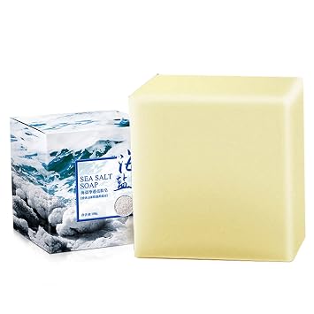 Goats Milk Soap, 100g Natural Bar Soap for Face & Body, Sea Salt Goat Milk Body Wash with Botanical Ingredients for Gentle Cleansing & Nourishing Skin, Goat Bar