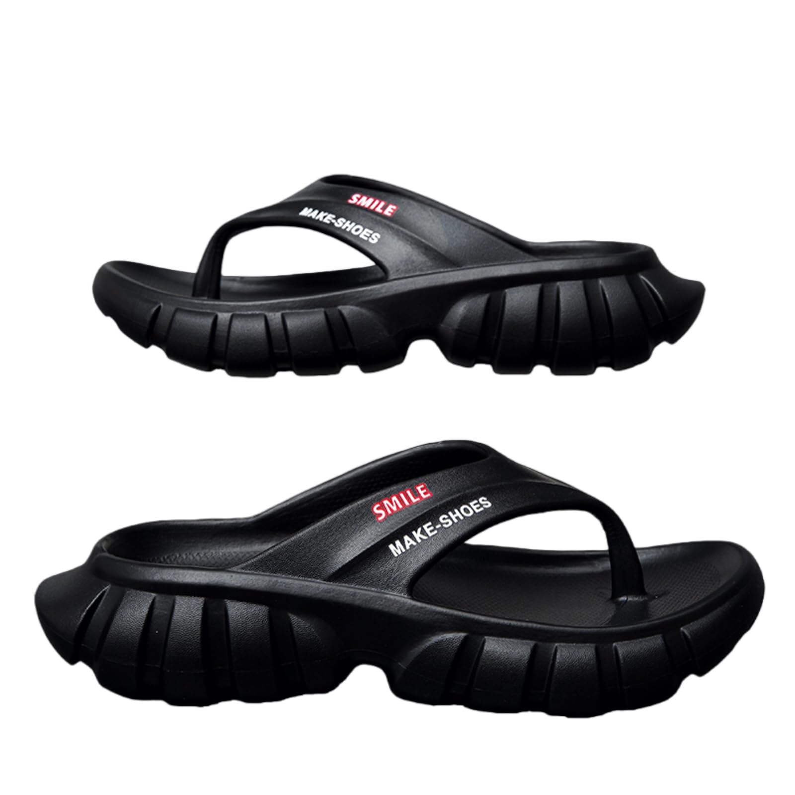 Tongs d'été homme pour plage et maison pantoufles coulisses 40-41
