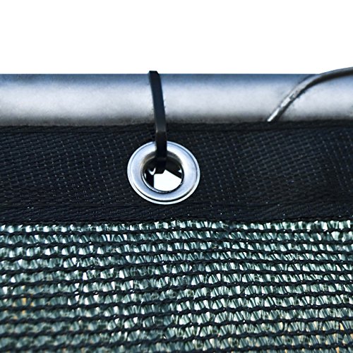 image for ALEKO PLK0650DG Fence Privacy Screen Outdoor Backyard Fencing Windscre
