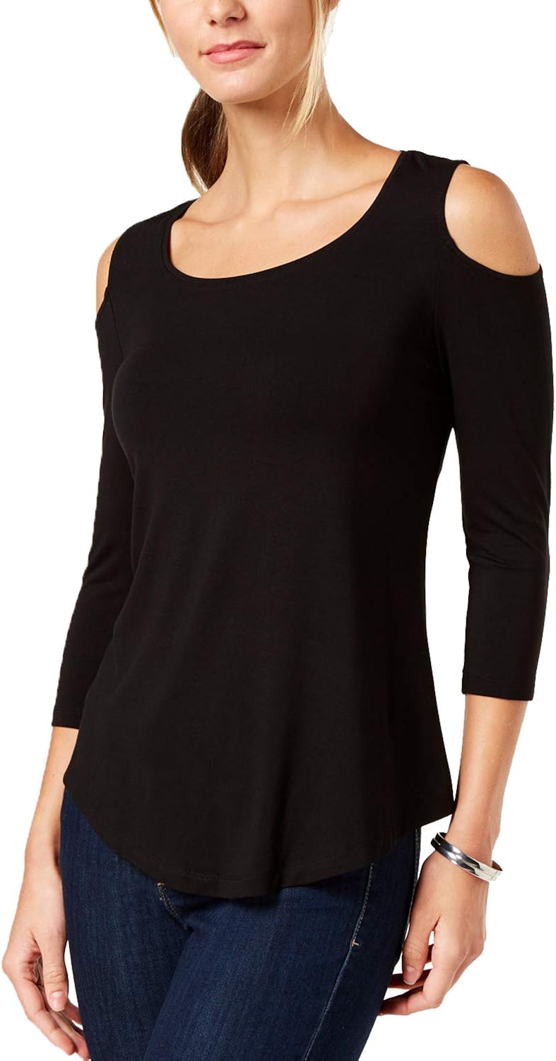 jm collection cold shoulder top