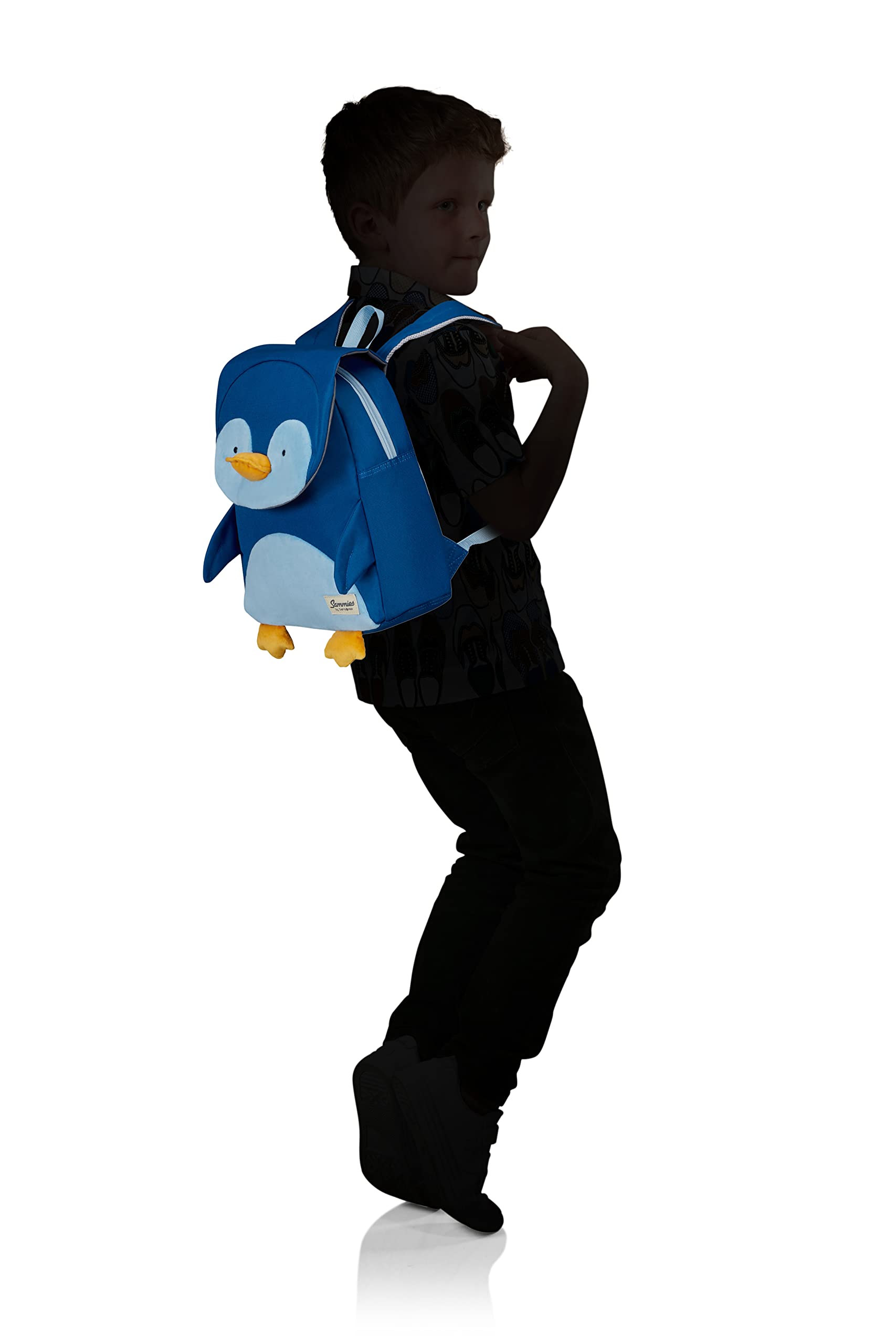 Samsonite Happy Sammies Eco - zaino per bambini S+, 33 cm, 11 L, blu (Penguin Peter)