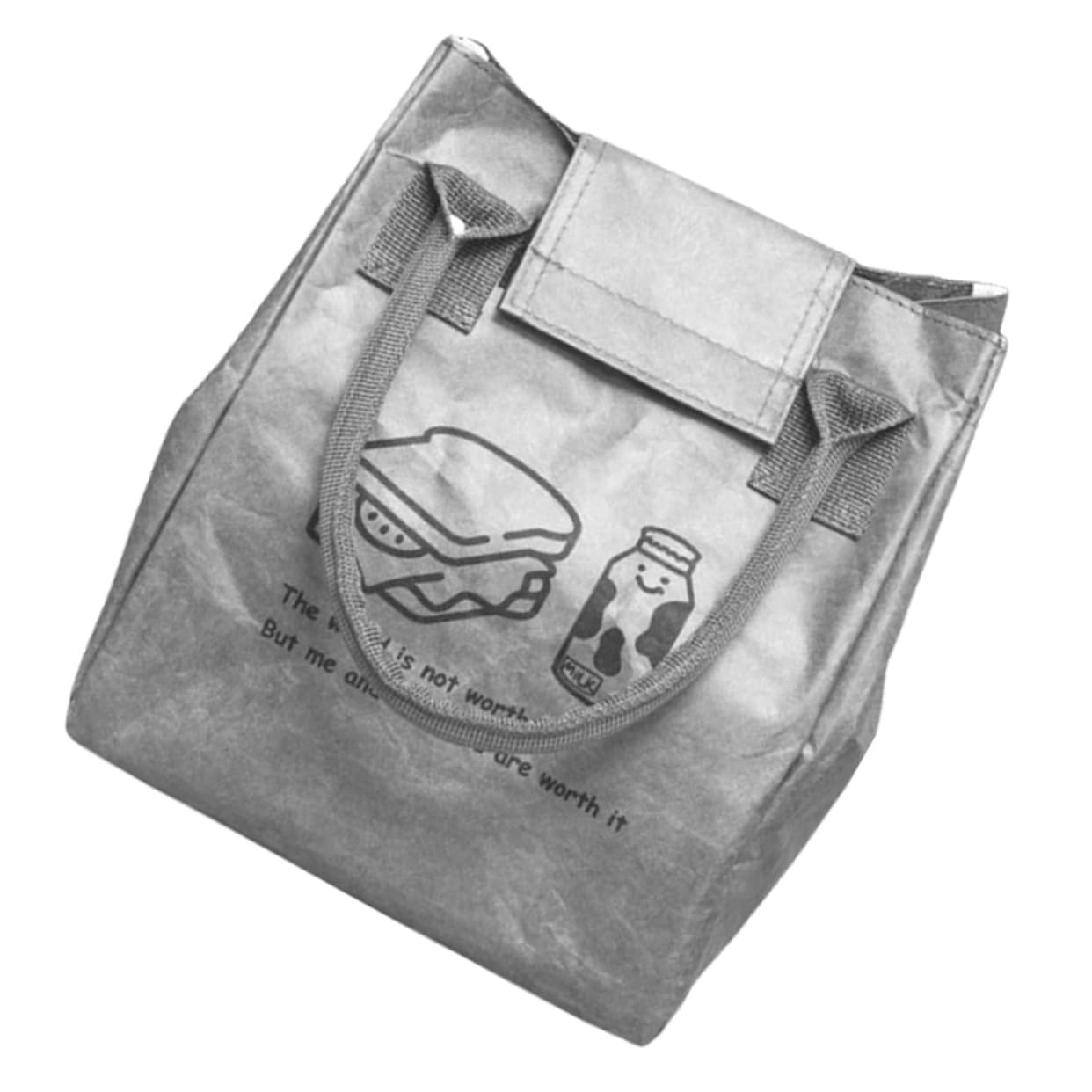 TOPBATHY 4piezas Bolsa De Almuerzo Aislante Bolsa De Transporte Para Comida Asa Para Oficina Escuela y Picnic Material Resistente y Ligero Diseño Elegante y Funcional