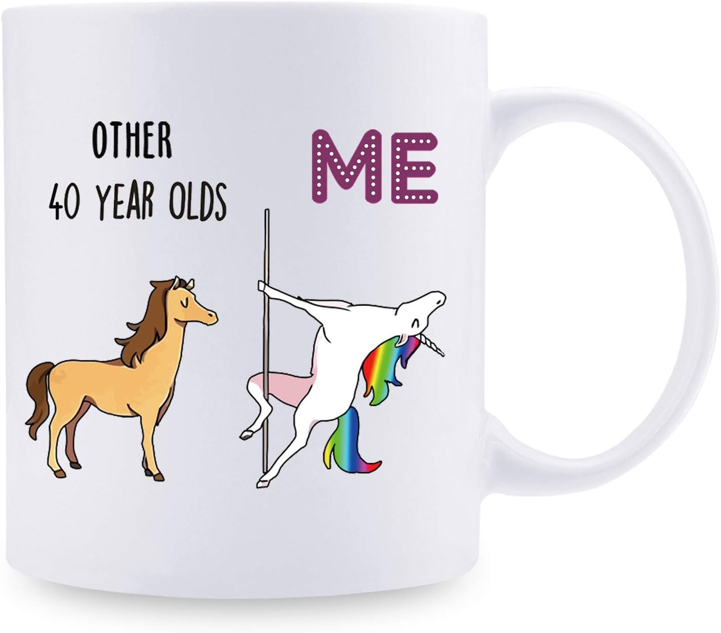 40th Birthday Gifts for Women - 1984 Birthday Gifts for Women, 40 Years Old Birthday Gifts Coffee Mug for Mom, Wife, Friend, Sister, Her, Colleague, Coworker - 11oz
