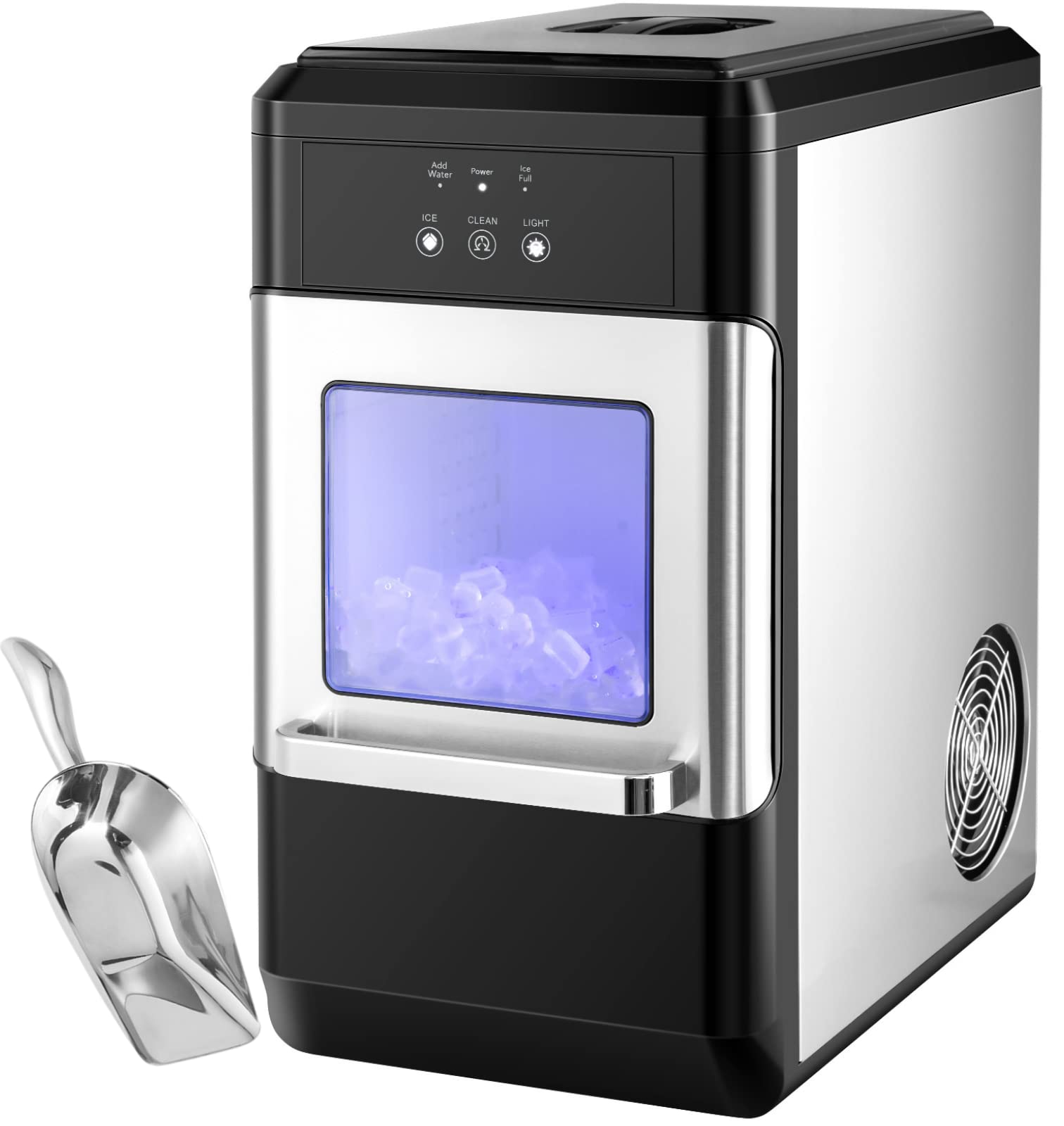 Buy ARLIME Portable Nugget Ice Maker Machine for Countertop, 44lbs/24H