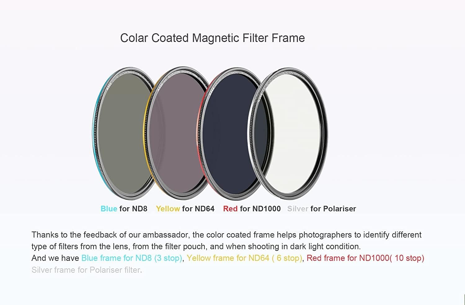 Kase Wolverine Revolution 67mm Pro ND Filter Kit Magnetic Shockproof Tempered Optical Glass w Color Coded Rings inc CPL ND8 ND64 ND1000 Lens Cap & Case