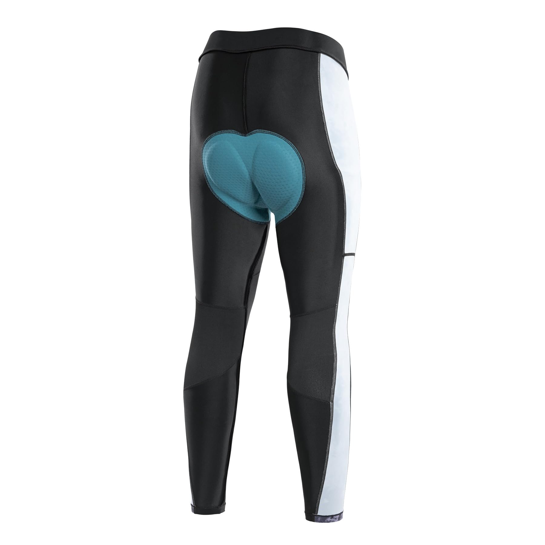 Santic Pantalon Ciclismo Mujer Culotte 3/4 Bicicleta Largo Badana Acolchado Las Medias Transpirables Antideslizante