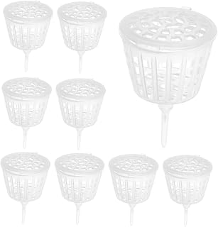 30pcs Bonsai Fertilizer Baskets Stainless Steel Slow Release Containers for Automatic Planting and Easy to Use for Orchids Flowers and Plants