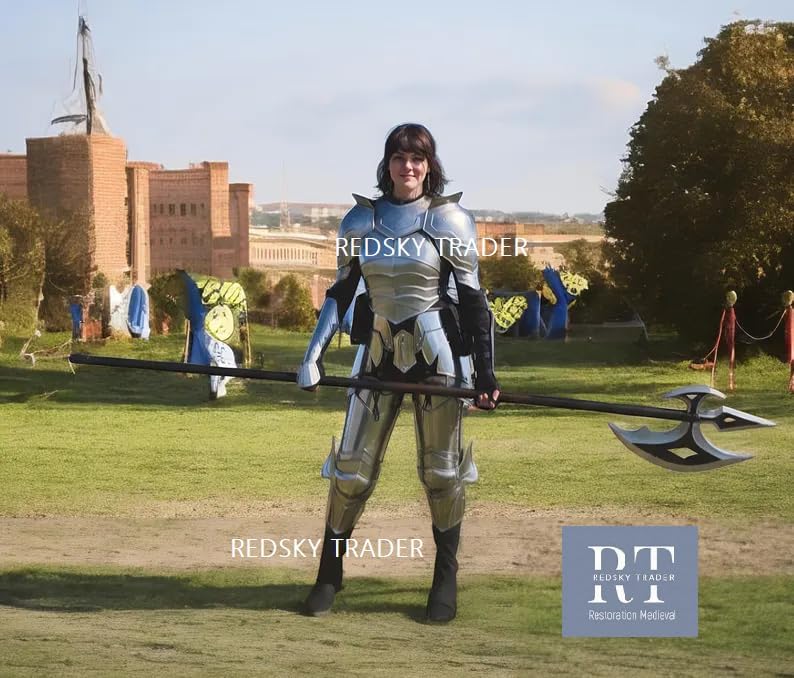 Handmade Steel Full Body Armor Suit – Polished Medieval LARP & Cosplay Costume