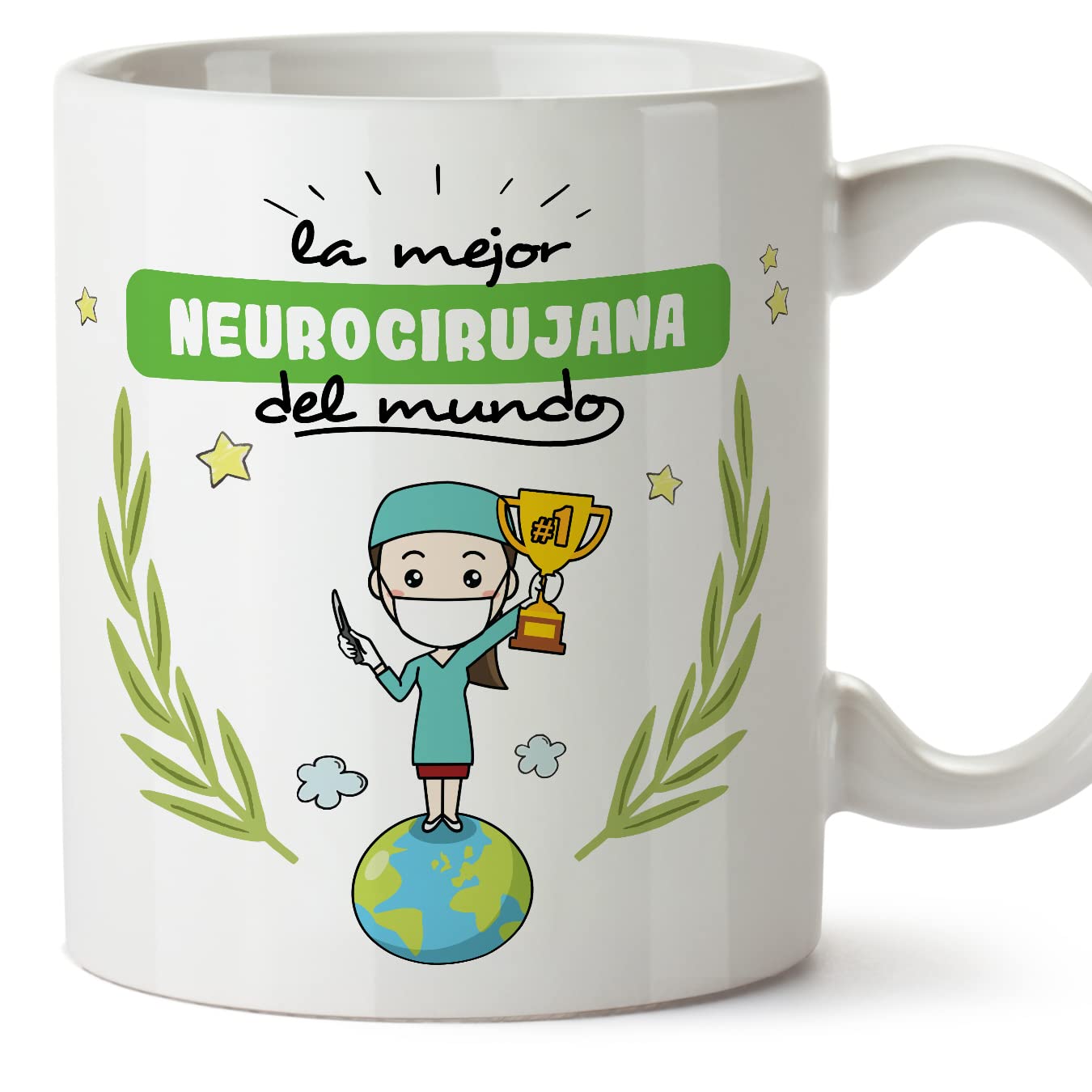 MUGFFINS Taza Fisioterapeuta Hombre (Mejor del Mundo) - Regalos Originales y Divertidos de Fisioterapia — view 103