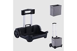 Backpack Grocery Cart: Foldable and Light Weight Rolling Suitcase for Students, House...