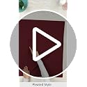 Image of AIRWILL 100% Cotton Solid Pattern 8 Seater Rectangle Table Cover Sized, 56x95 inches (Maroon, Pack of 1)