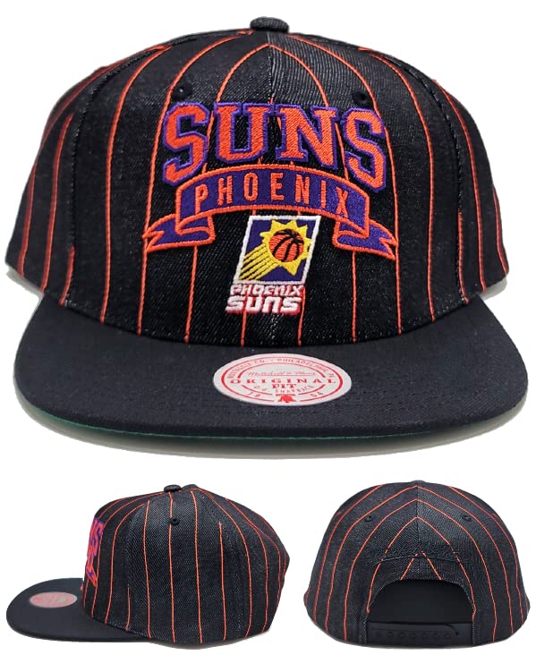 Mitchell & Ness Phoenix Suns Black Orange Snapback miniatura 1