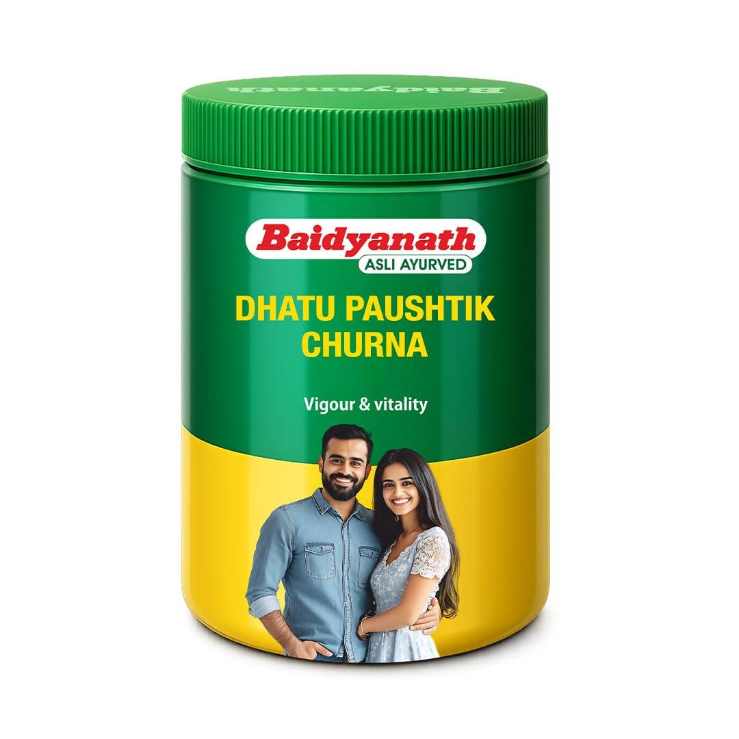 Baidyanath Dhatu Paushtik Churna - 100g | Ayurvedic Herbal Powder for Strength, Stamina and Daily Energy Support | With Ashwagandha, Safed Musli, Shatavari & Kaunch Beej |-picture-17