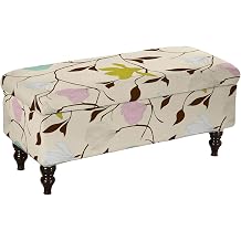 Stretch Rectangular Ottoman Cover, Folding Storage Bench Stool Covers with Elastic Bottom, Decorative Furniture ProtectorJ, M