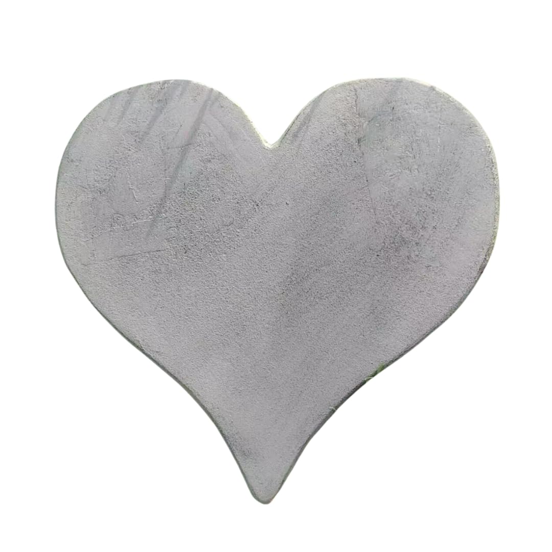 Comfy ora in ghisa Garden Stepping Stone – Cuore, beige