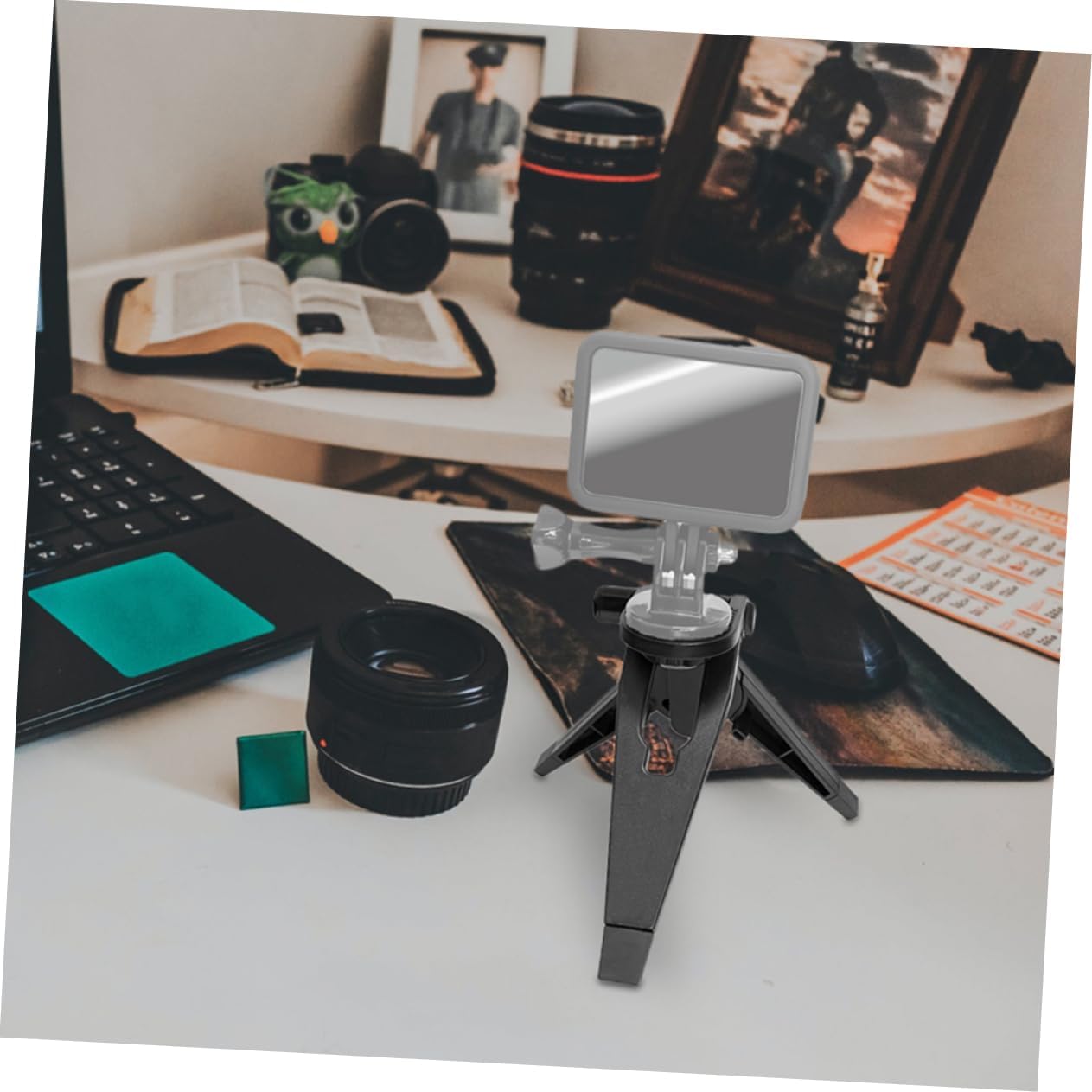 6pcs Portable Phone Tripod Stand Lightweight Mount for Cell Phones Digital Cameras and Webcams for Travel and Desktop Use Enhanced Stability and Durability
