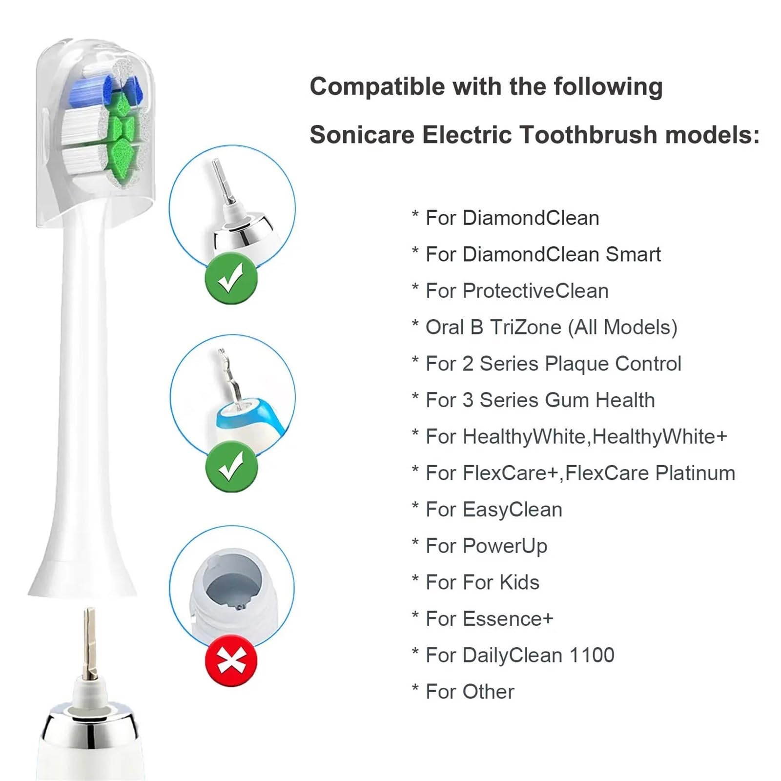 Testine, compatibile con Philips, 1100 2100 4100 5100