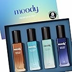Moody Premium Perfume Gift Set Of 4 For Men | IFRA Certified | Long Lasting EDP Fragrance Scent Up To 8 Hours | Oud,Fresh, Citrusy,Warm | Gift Hamper, Pack of 4X20ml