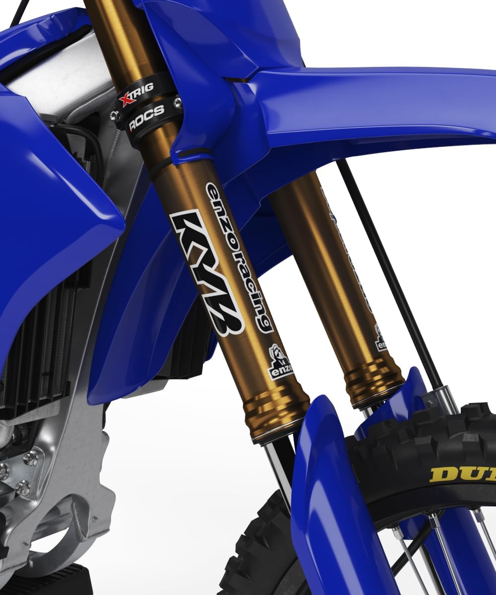 Enzo KYB Clear Fork Stickers Suspension Decals Set Left and Right (Black) (9x6.5) (ENZ-BLK-CLR-Set)