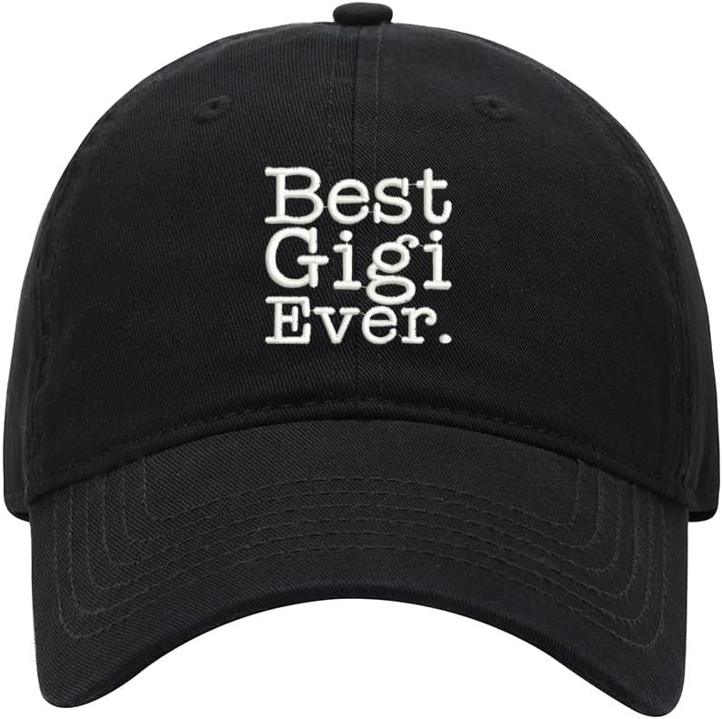 Baseball Cap Men Best Gigi Ever Embroidered Washed Cotton Dad Hat Baseball Caps