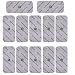 Produktbild Großen TENS-Pads mit großem 3,9 mm druckknopf Für Compex Cefar Easy Durch Healthcare Welt Set von 12